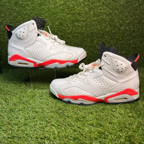 Air Jordan 6 Retro \'White Infrared\' 2014 Size 12 384664-123 main image 10